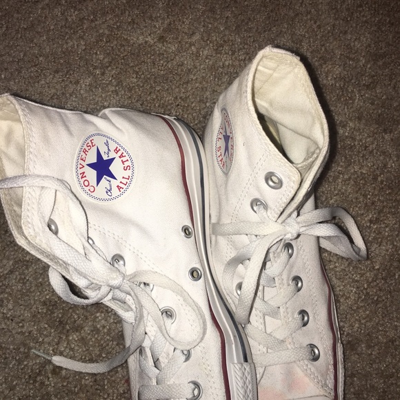 Converse Shoes - WHITE HIGH TOP CONVERSE